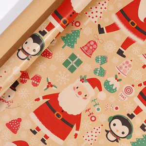 Papel de regalo personalizado al por mayor 43*300 cm papel de regalo de Navidad - Product Image 6