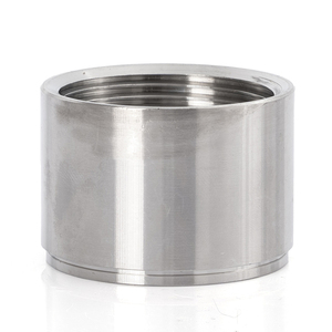 Cnc פלדה נירוסטה כבד חובה צינור צימוד חצי הברגה שרוול גבוה - Product Image 1