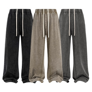 Pantalones Largos Premium 100% Algodón, Ligeros, Holgados y Desgastados, con Diseño de Parches, Estilo Casual Urbano, Venta al Por Mayor - Product Image 2