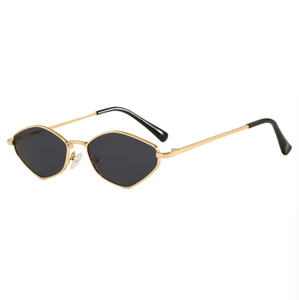 <span class=keywords><strong>Bettega</strong></span> Nouveau style de lunettes de soleil polygonales haut de gamme à petite monture pour femmes, en métal, idéales pour la mode de défilé - Product Image 6