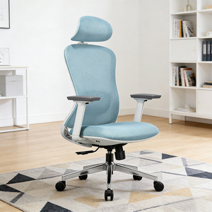 Chaise de direction en maille, chaise de bureau ergonomique en maille, chaise de bureau pivotante en métal et aluminium - Product Image 1