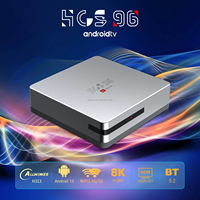 Boîtier TV de jeu Android 14 HCS96, console de jeu intelligente 4K, WiFi pour lecteur multimédia, émulateur rétro, prise EU/US, 64 Go, plus de 15 000 jeux