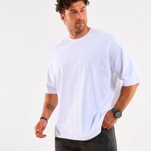 เสื้อยืดคอกลมทรงโอเวอร์ไซส์ ผ้าคอตตอน 100% คุณภาพสูง พิมพ์ลายสกรีน หนัก 230 แกรม แบบเรียบ  สำหรับผู้ชาย - Product Image 6