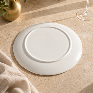 Assiettes en porcelaine blanche avec logo personnalisé, résistantes aux rayures, micro-réactives, assiettes haut de gamme pour restaurants, assiettes à entrées en céramique - Product Image 6