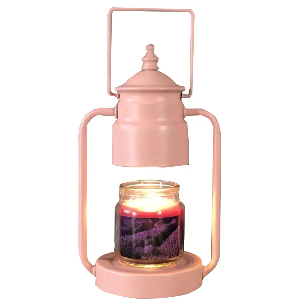 Electric Square Candle Warmer Lantern Colorful Nordic Style Aroma Burner Oil Burner Fragrance Table Lamps for Home Decoration
