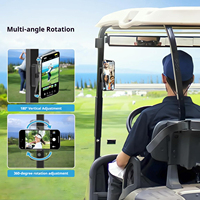 Nouveau support magnétique double face 2026 pour téléphone, rotation à 360°, support pliable pour salle de sport, voiturette de golf, réfrigérateur