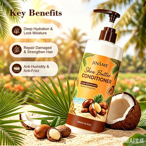 Acondicionador Profesional para el Cabello JINSME 500ml con Aceite de Argán y Manteca de Karité, con Polifenoles Naturales, Marca Privada OEM/ODM - Product Image 5