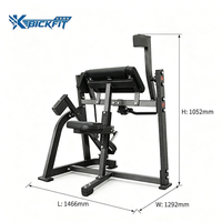 Machine à curls assis professionnelle à charge par plaques pour biceps, banc de curls Preacher, équipement de fitness pour salle de sport