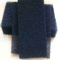 Éponge filtrante en mousse de charbon actif OEM/ODM, mousse filtrante en polyuréthane réticulée, éponge réticulée à cellules ouvertes