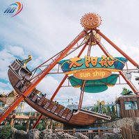 Peralatan Taman Hiburan Karnaval Petualangan Model Ukuran Khusus, Wahana Perahu Ayun, Kapal Viking, Kapal Bajak Laut untuk Dijual