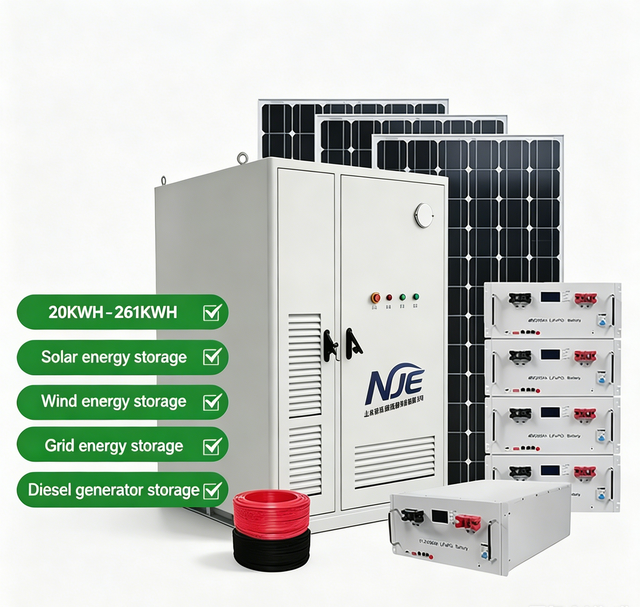 All in One Commercial Energy Storage Cabinet Power Station 48v 314ah LiFePO4 Battery Solar off Grid 261 KWh 10-Year Warranty