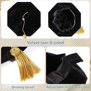 Vestido de doctorado Premium Túnica académica de alta calidad para ceremonias de graduación - Product Image 5