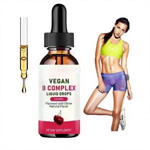 Suplemento Vegano de Vitamina B12 en Gotas Líquidas con Etiqueta OEM ASAP, Vitamina B6, Vitamina B12, Complejo Vitamínico B Líquido - Product Image 1
