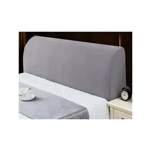 Copritiera universale elasticizzata di alta qualità copritesta per testiera quadrata Jacquard copriletto copriletto per camera da letto