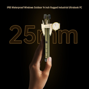Yüksek kaliteli IP65 14 ''I5 I7 I9 endüstriyel dizüstü Pc için sağlam taşınabilir ultra ince üç savunma dizüstü bilgisayar açık - Product Image 2