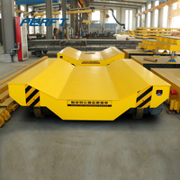 Chariot de transfert sur rail personnalisé de 20 tonnes en provenance de Chine avec structure de plateforme et conception à quatre roues