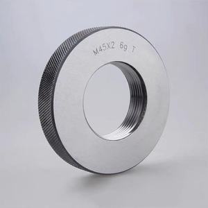 6g मीट्रिक थ्रेड रिंग गेज ठीक दांत बाहरी और आंतरिक थ्रेड पास गेज M1-M100 - Product Image 2