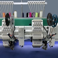 SNWSIM Machine à Broder Industrielle Informatique à 24 Têtes, Paillettes et Perles