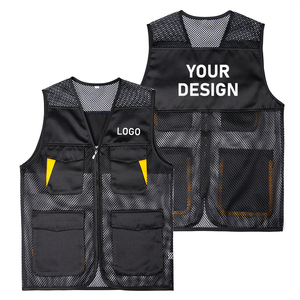 Verano fresco sin mangas bolsillos chaleco para mujeres ropa de trabajo duradera pesca chalecos transpirables senderismo moda chaleco hombres - Product Image 6