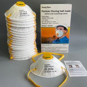 Masker pelindung kerja FFP2, ikat kepala dengan aliran dingin filter pernapasan <span class=keywords><strong>Anti</strong></span> debu masker pelindung untuk pekerjaan konstruksi - Product Image 6