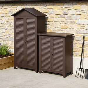 Armoire <span class=keywords><strong>de</strong></span> rangement pour outils <span class=keywords><strong>de</strong></span> <span class=keywords><strong>jardin</strong></span> et <span class=keywords><strong>de</strong></span> <span class=keywords><strong>garage</strong></span>, plusieurs tailles, imperméable, résistante au soleil, antivol, solution <span class=keywords><strong>de</strong></span> rangement durable - Product Image 5