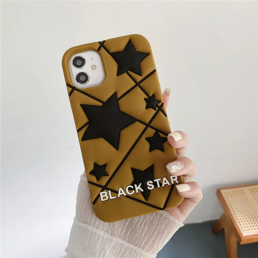 Wholesale Shockproof Mobile Cell Phone Cover Fancy Cartoon Silicone Case For Iphones Cases