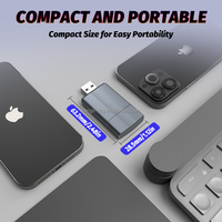 Adaptador inalámbrico Carplay, convierte el adaptador Carplay con cable a inalámbrico para IPhone, Control inalámbrico Plug & Play Carplay para automóviles