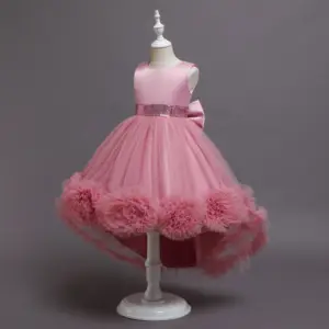 Custom Hot sale Girl Evening Gown Children's Wedding Dress Birthday Fancy Princess Ball Gown Girl Party Dresses Girl Dress