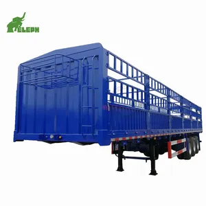 Vee Aanhangwagen 40ft Drop Kant Vee Gated Staak Hek Lading Dropside Trailer Te Koop