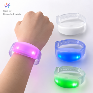 สายรัดข้อมือ LED ไร้สายควบคุมด้วยรีโมท สำหรับเชียร์กีฬาในสนามกีฬา อุปกรณ์ประกอบการเชียร์แฟนคลับ - Product Image 6