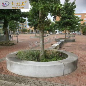 Nuevas Macetas Redondas de Hormigón GRC Magic Stone de 3 cm de Grosor para Paisajismo Urbano - Product Image 4
