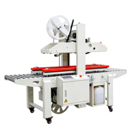 Machine à sceller les boîtes avec du ruban adhésif en papier kraft humide réglable |   Scelleuse de cartons multi-tailles pour l'emballage des aliments et des produits de première nécessité