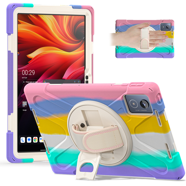 Heavy Duty Armor Rugged Tablet Case for Lenovo K11 Plus 11.5" TB352FU/TB352XU with Pen Holder Hand Strap