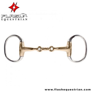 บิตบ่วงก้นไข่ที่กำหนดเองด้วยข้อต่อทองแดงปากสแตนเลสตะวันตกดัตช์ปิดปากบิตเงินเยอรมัน - Product Image 3