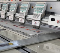 Machine à broder plate informatisée Yuanheng Exceptionnelle à 9 aiguilles et 24 têtes, neuve d'origine, avec ordinateur DAHAO et moteur servo