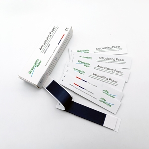 ZZSU Articulating <b>Paper</b> Blue & <b>Red</b> 110x21mm Dentist Use Occlusal Sheets - Product Image 4