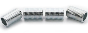 Metal tam diş Hollow M10 gümüş donanım aksesuarları silindirik tüp vida sütun paslanmaz çelik diş tüp - Product Image 5