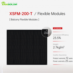 Flexible Photovoltaic 200Wp Lightweight MonoCrystal High Power <b>Solar</b> Component - Product Image 2