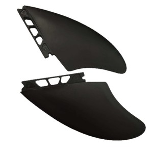 Aletas de Surf Future 2.ª Generación Izquierda Derecha Keel2 TPU Negras 47.6 Pulgadas Juego de Aletas Traseras - Product Image 5