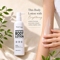 Lotion Corporelle Éclaircissante Marque Blanche à l'Acide Kojique et Vitamine C pour un Teint Uniforme et Hydratation Intense pour Peaux Sèches