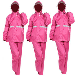 Chubasqueros <span class=keywords><strong>de</strong></span> fábrica Oxford PVC Rain Sui para adultos PVC Precio barato Chubasquero impermeable para hombres - Product Image 6