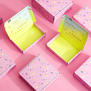 Boîte d'expédition robuste pour produits de soin de la peau, en carton ondulé, personnalisée avec logo imprimé, en flûte B - Product Image 3