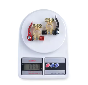 Connecteurs d'arrêt en cuivre à déconnexion rapide borne de poteau de câble en laiton pour camion voiture UTV tracteur Protection de la batterie - Product Image 4