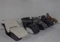 Lit de lavage multifonctionnel LED durable avec cadre en bois, mobilier de salon moderne, lavabo en céramique réglable pour spa - Grande Vente