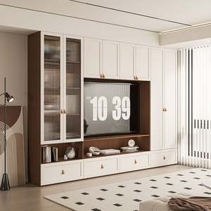 Meuble pour projecteur TV laser, centre de divertissement moderne, support mural pour salon - Product Image 3