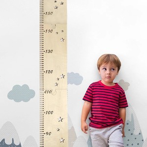 Règle de hauteur en <span class=keywords><strong>bois</strong></span> de haute qualité pour enfants, règle de hauteur de croissance en <span class=keywords><strong>bois</strong></span> à motif d'étoile pour enfants - Product Image 4