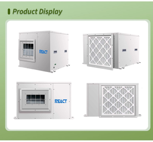 <span class=keywords><strong>Deshumidificador</strong></span> Industrial de 350 Pintas, 166 L/D, 44 Galones, <span class=keywords><strong>Grande</strong></span>, para Invernadero, Cuarto de Cultivo, Comercial, de Pie, de Pared, con Ductos - Product Image 5