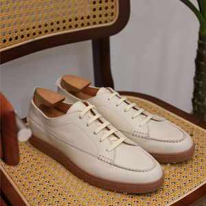 Zapatos Deportivos Personalizados para Oficina, Antideslizantes, con Punta Redonda, con Cordones, que Aumentan la Altura, Impermeables, con Suela de Goma Suave para Otoño - Product Image 1