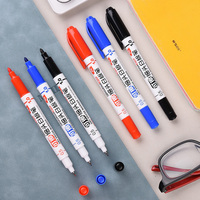 Marqueur pour tableau blanc Genvana à double pointe avec logo personnalisé, 3 couleurs, séchage rapide, double tête, pointe fine, effaçable