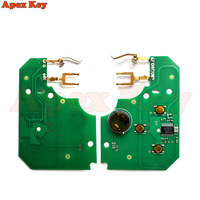 Llave Inteligente para Auto con Control Remoto de 433Mhz, ID46 PCF7947, Negra y Blanca, para Clio, Logan, Megane 2/3, Scenic, con 3 Botones